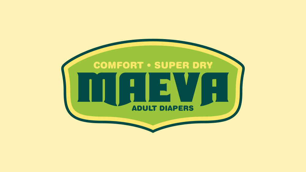 Maeva Adult Diapers Logo Design Portfolio Image